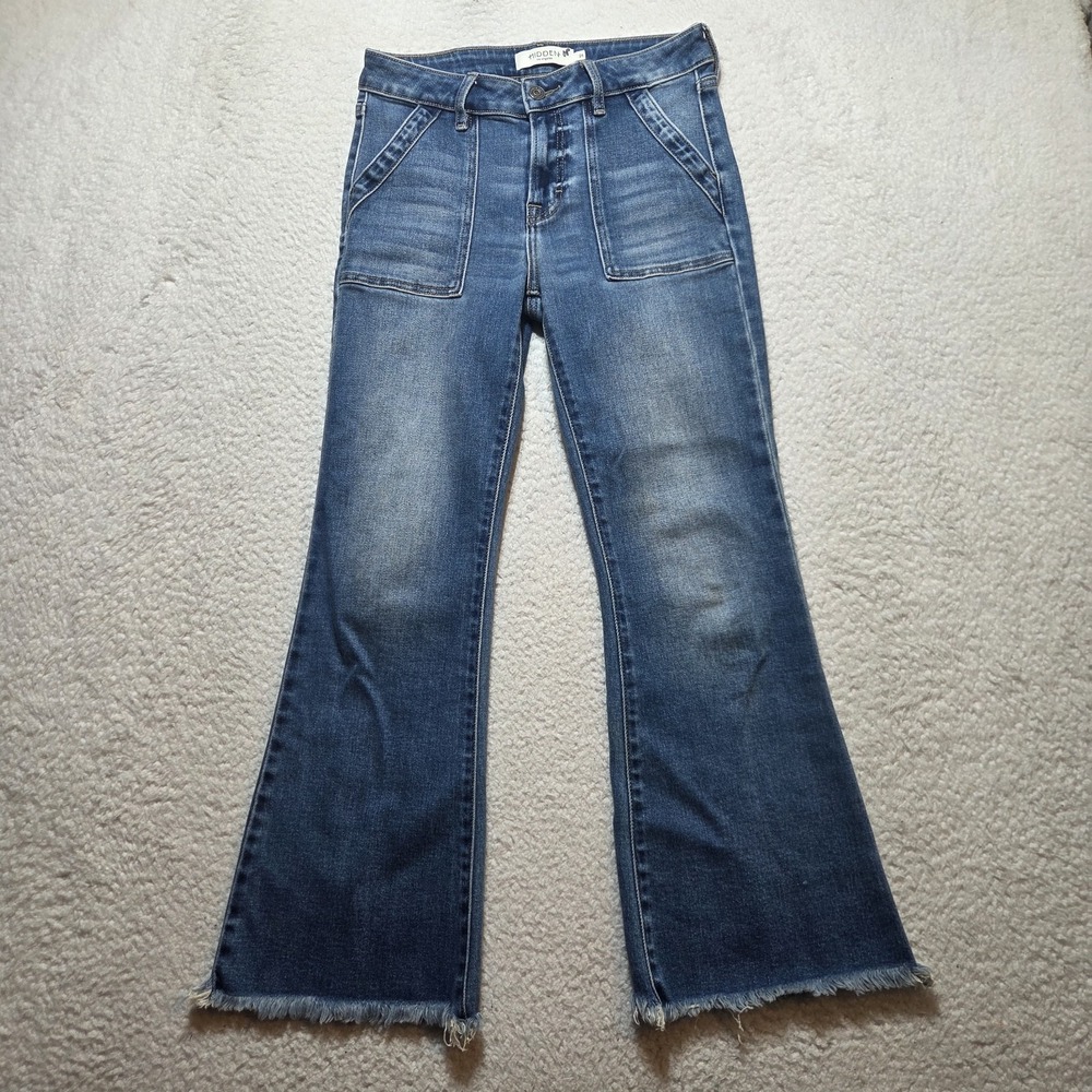 Hidden Los Angeles Jeans Women's Size 26 High Rise Boot Cut Square Pocket